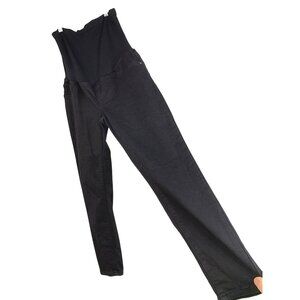 Sandpiper Maternity Skinny Black Jeans Size L EUC RFF10514